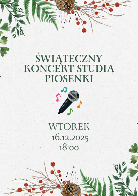 Świąteczny koncert studia piosenki